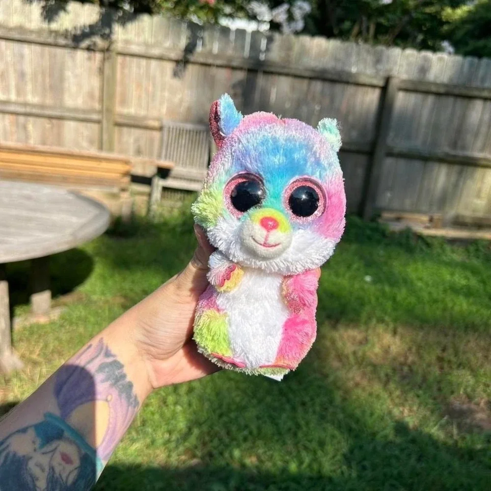 Ty Beanie Boos Rodney‎ Tie Dye Hamster Plush Stuffed Animal